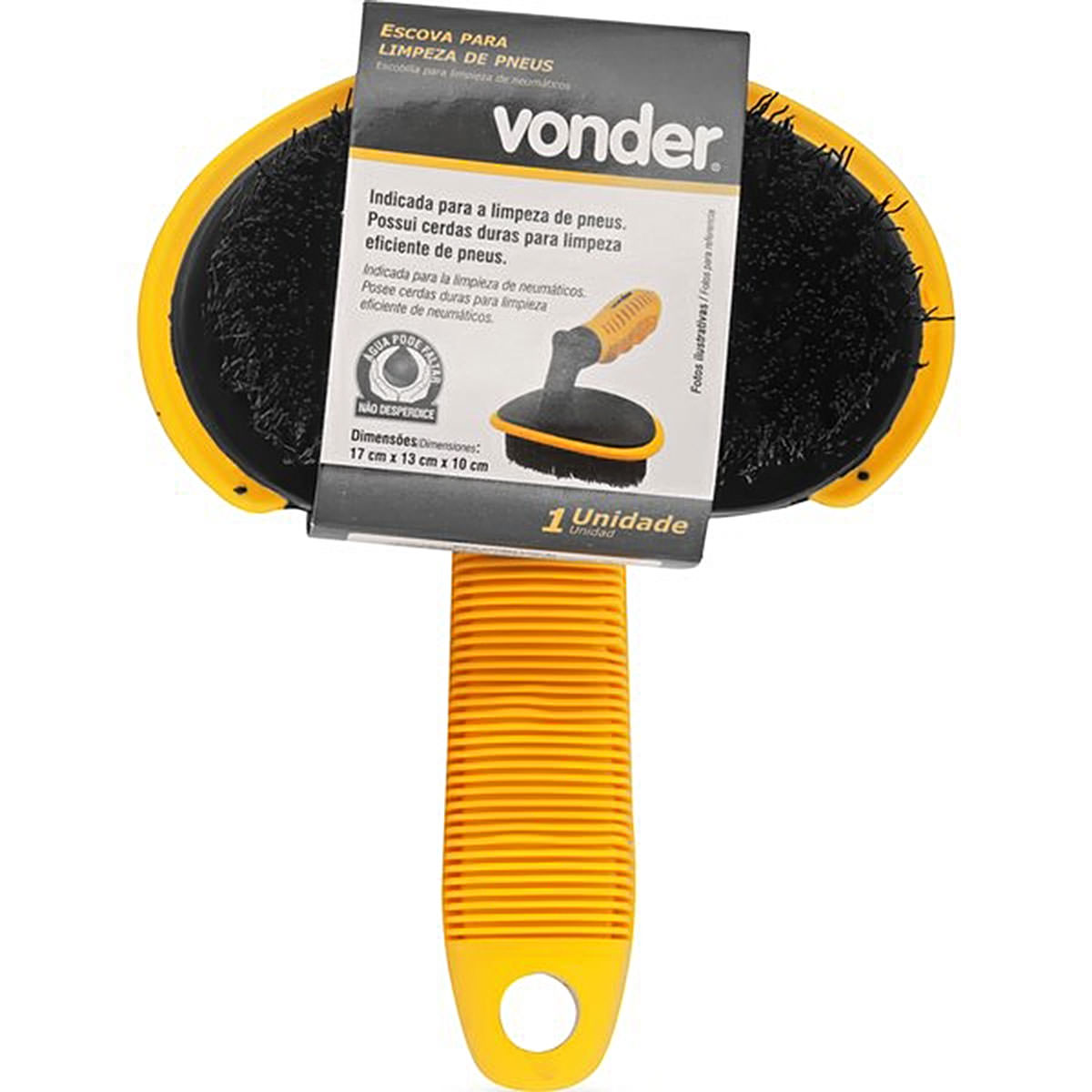Escova para Limpeza de Pneus Vonder
