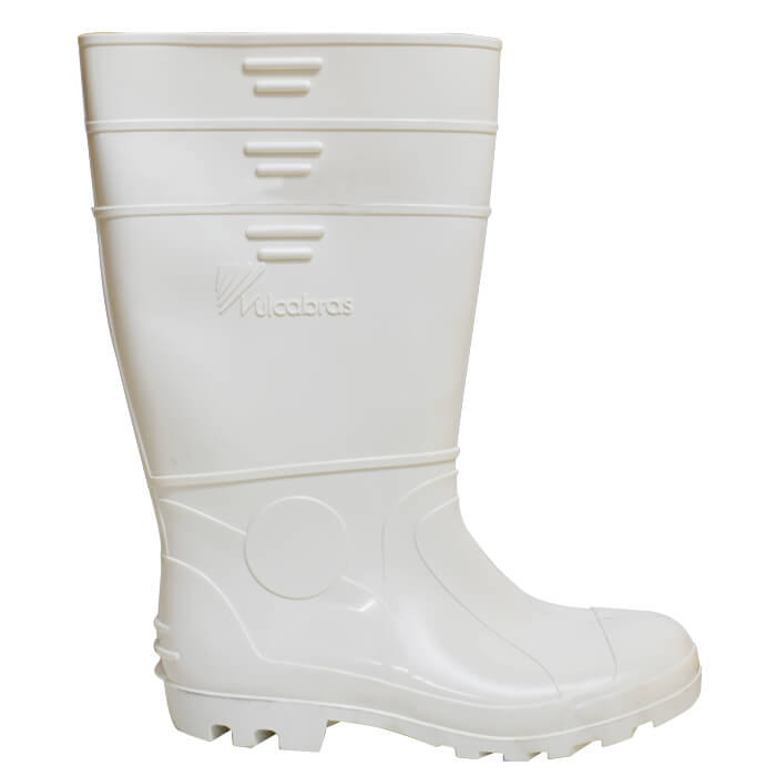 Bota de Borracha Branca Cano longo BPCL11 Vulcabras
