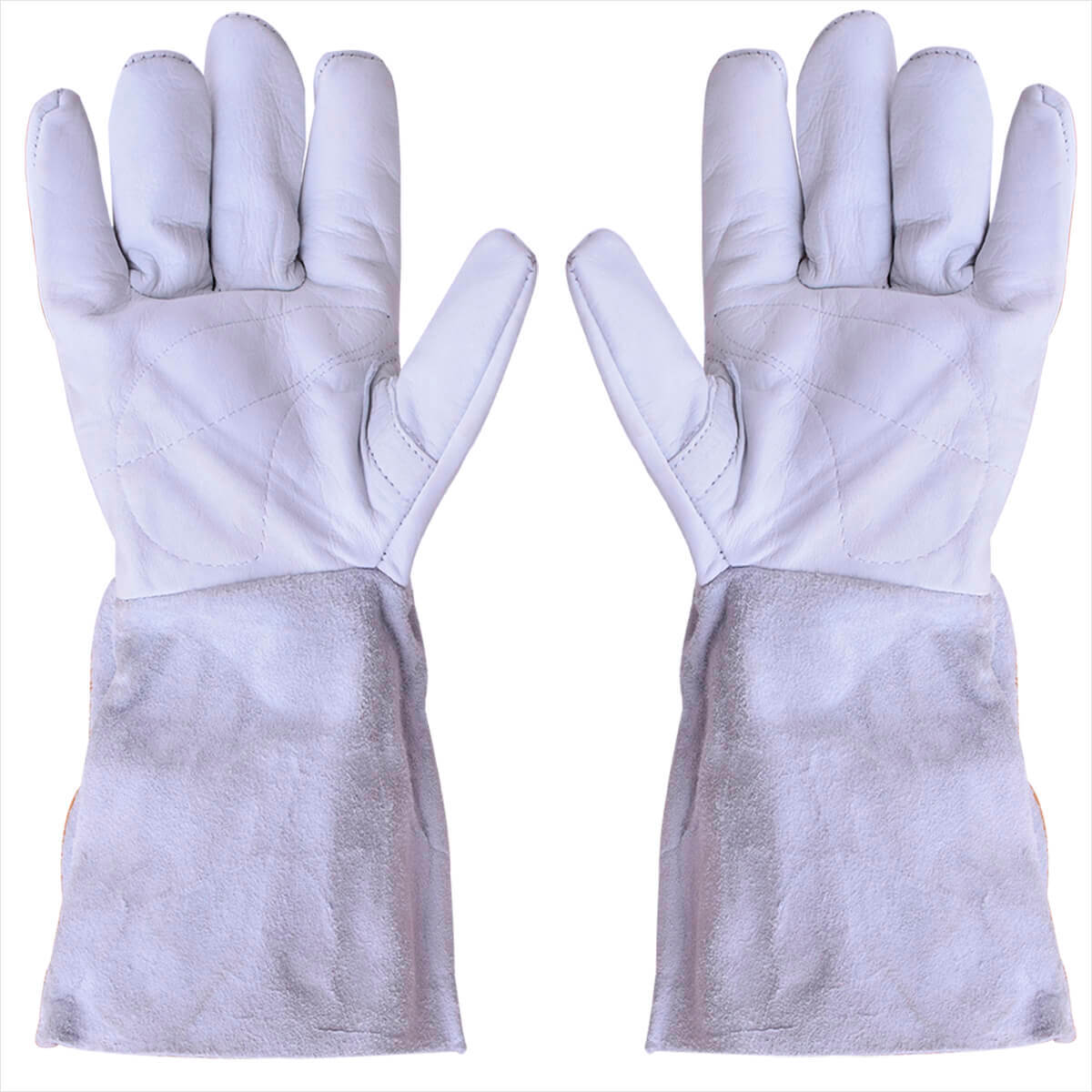 Luva em couro Vaqueta Petroleira 15cm Importada Extremo Sul